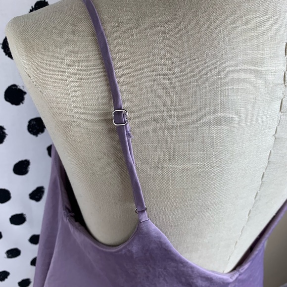Valette Lavender Ruffle Tank Top - Picture 4 of 7